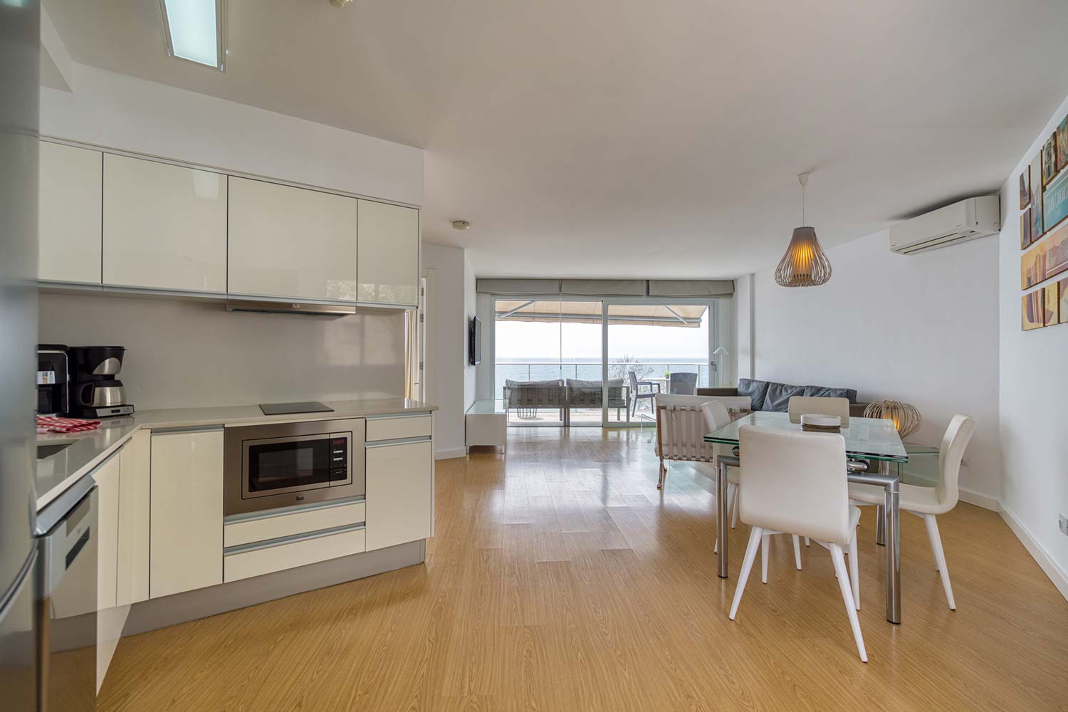 Salón Cocina - Apartamento Terrazamar